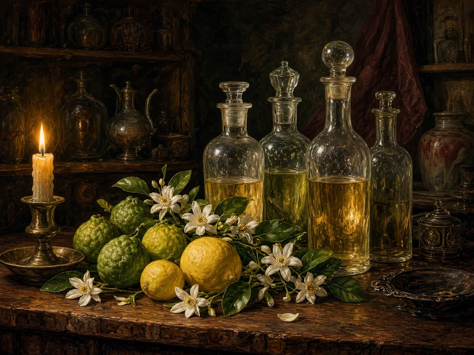 18. yüzyıl Köln'ünde bergamot, limon ve neroli: Eau de Cologne ferahlığı ilaç gibi şişelerde satılırdı.